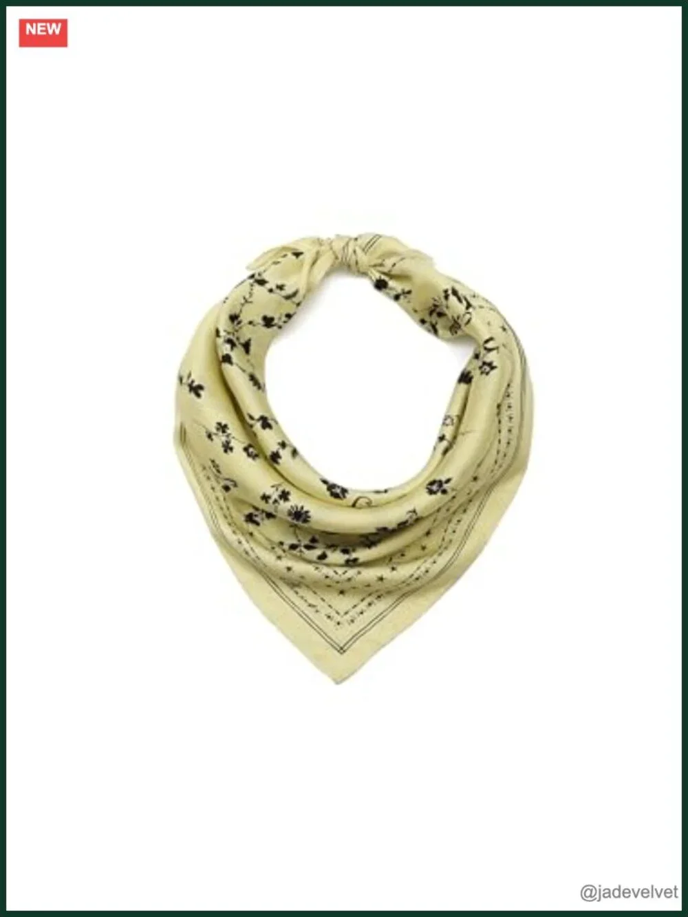 Silk Fleur De Lis Bandana, Lightweight Fashion Scarf, Versatile Styling